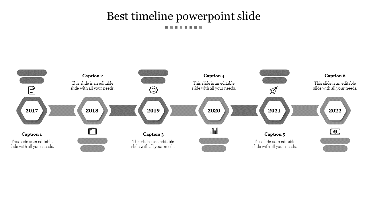 best timeline powerpoint slide-6-Gray